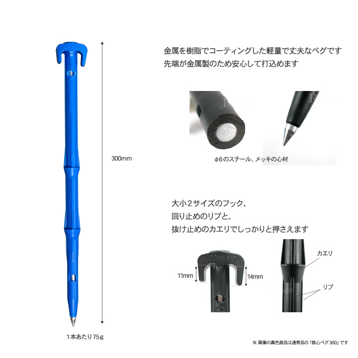 ウクライナ支援　国旗色ペグ